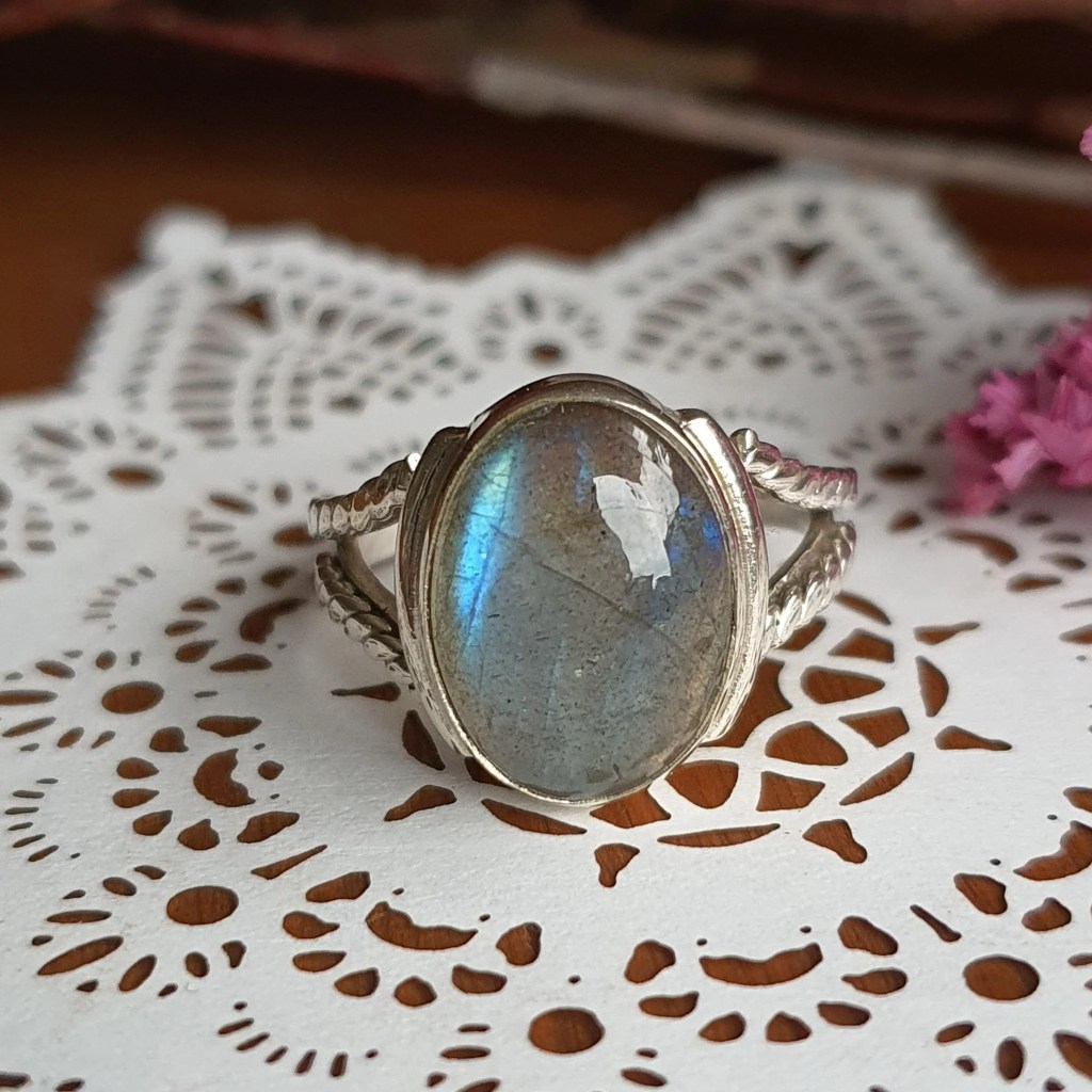 Labradorite Ring Size 7,&nbsp;Oval