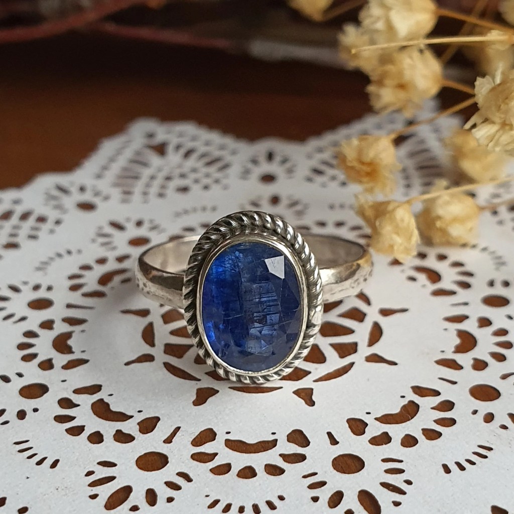 Blue Kyanite Ring Size 8, Oval –&nbsp;SOLD