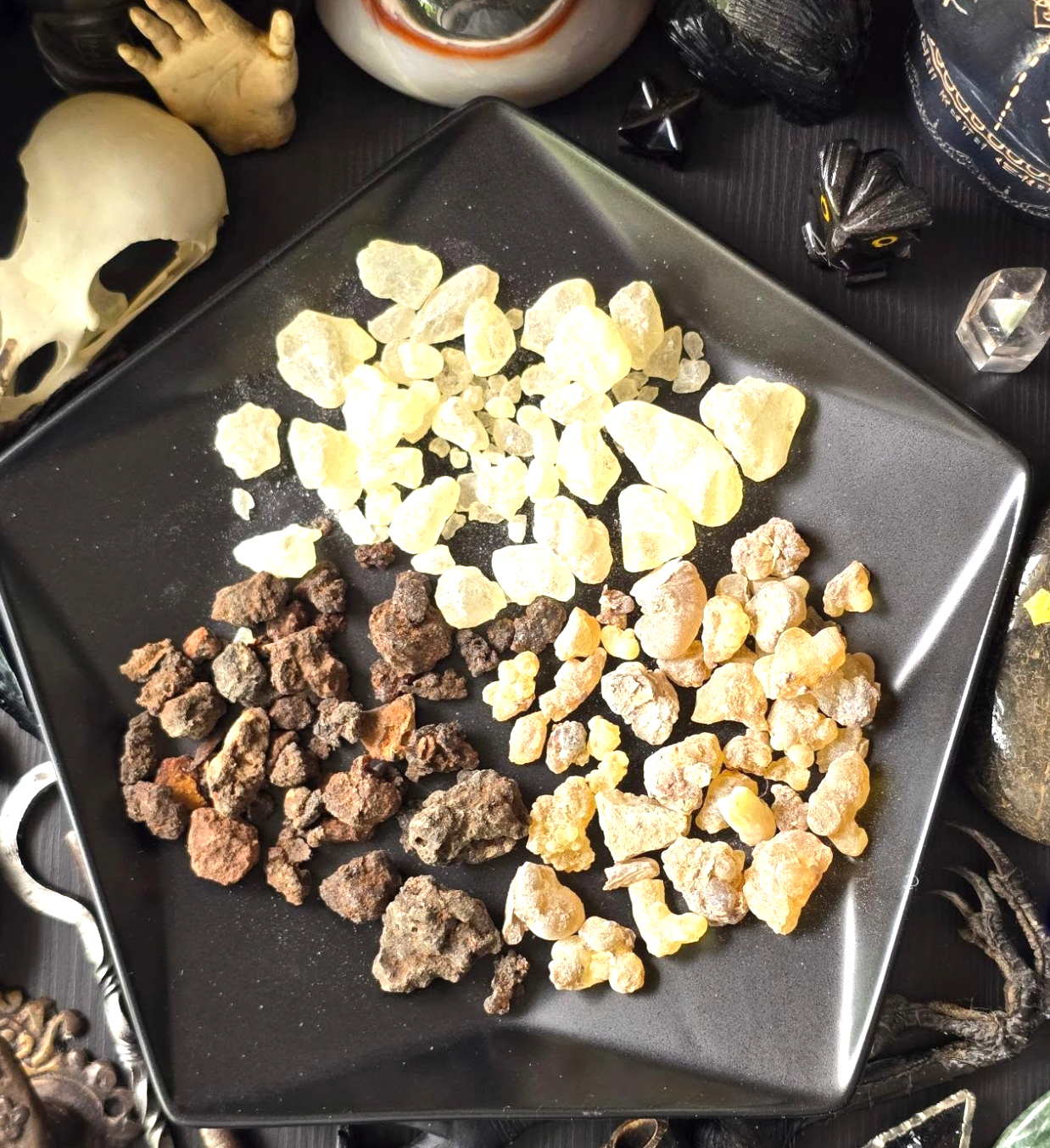 Frankincense, Copal, Myrrh Incense Resins