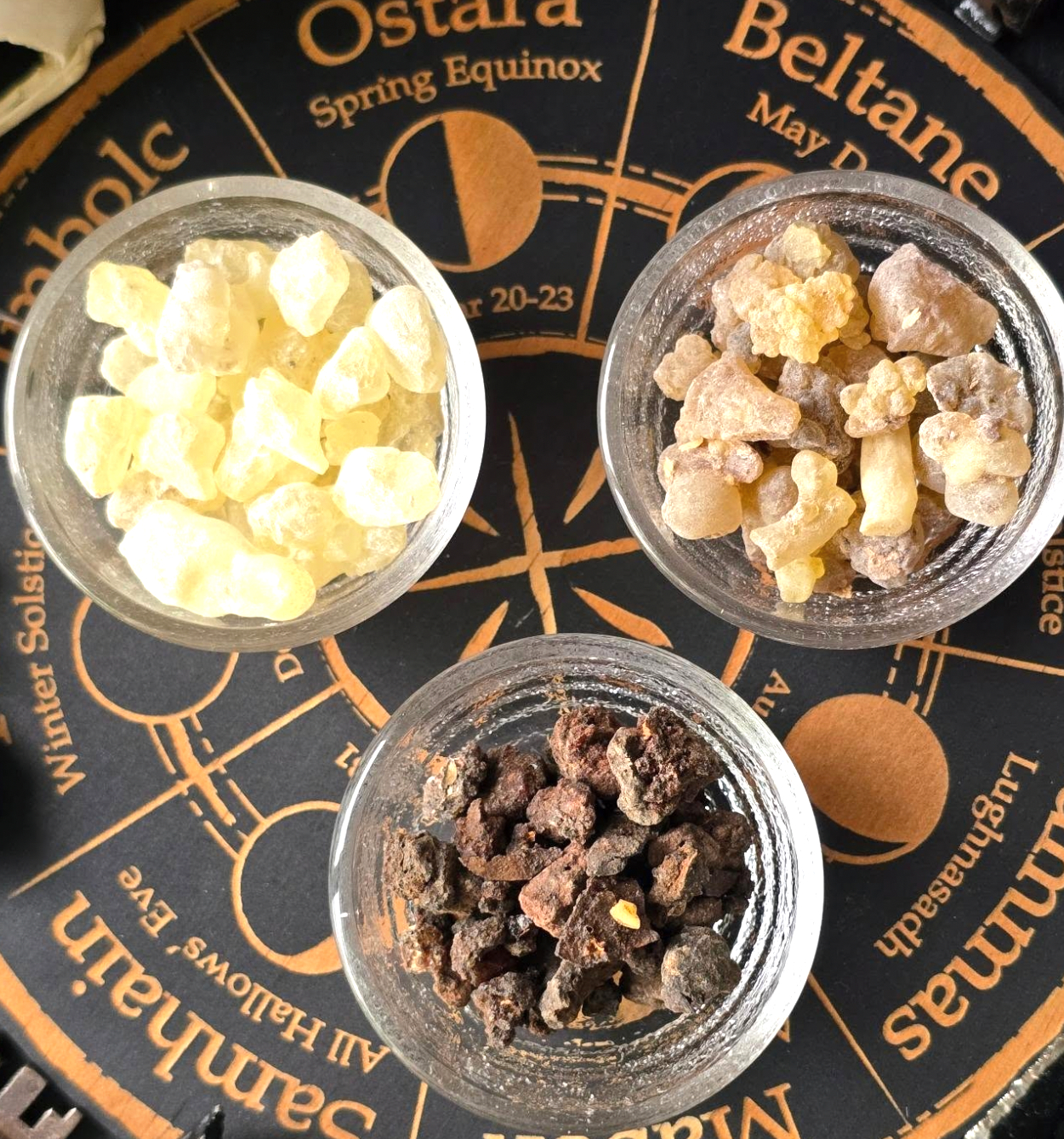 Frankincense, Copal, Myrrh Incense Resins