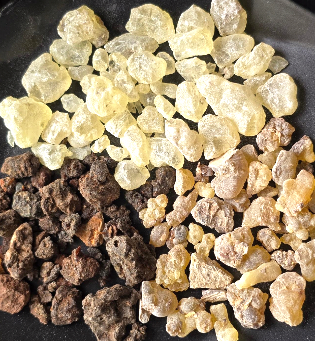 Frankincense, Copal, Myrrh Incense Resins
