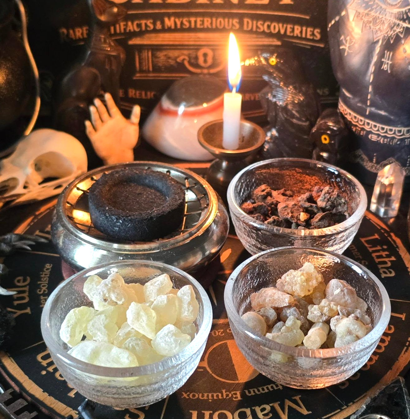 Frankincense, Copal, Myrrh Incense Resins